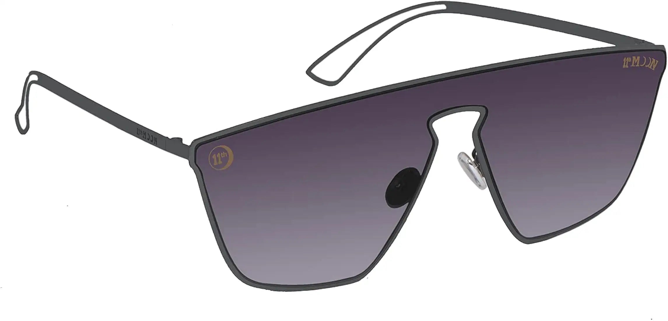 One Piece Black Gradient Sunglasses