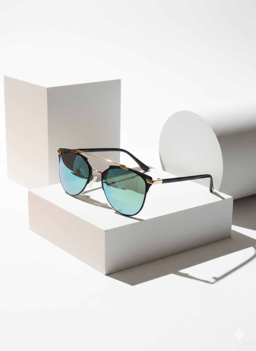 Wings Green Sunglasses by 11th Moon